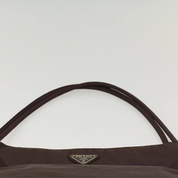 PRADA Shoulder Bag Nylon Brown Auth bs7444 - Picture 9 of 16